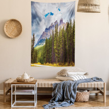 Majestic Mountains Scene Tapestry