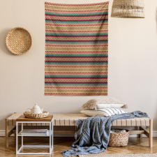 Aztec Line Pattern Tapestry