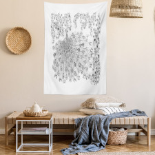 Blossoming Branch and Bird Tapestry