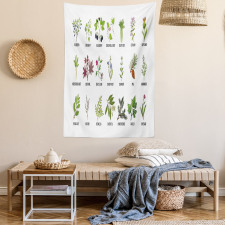 Natural Treatment Infographic Tapestry