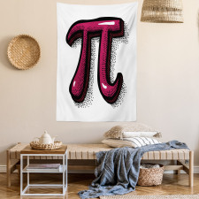 Cartoon Design Number Tapestry