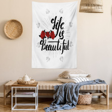 Life is Roses Motif Tapestry