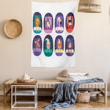 Pattern Sleeping Animal Tapestry