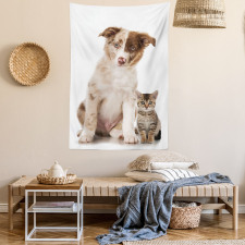 Border Collie Puppy Tapestry