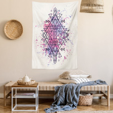 Motif Grunge Splashes Tapestry