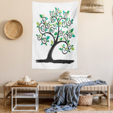 Abstract Minimalist Nature Tapestry