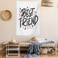 Girly Lettering Tapestry