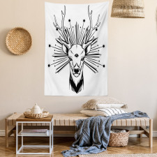 Elk Third Eye Occult Tapestry