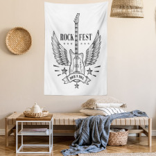 Rock Festival Design Tapestry