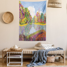 Vibrant Botany River Tapestry