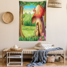 Mountain Daisies Woods Tapestry