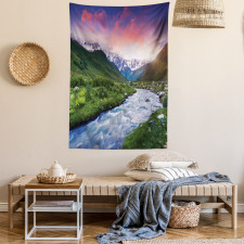 Georgia Caucasus Hills Tapestry