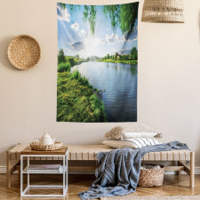 Calm River in Summer Tapestry