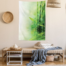 Spa Bamboos Trees Tapestry