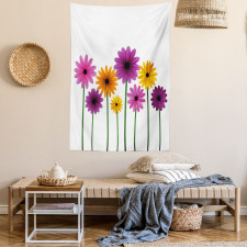 Simple Spring Flowers Tapestry