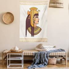 Ancient Woman Character Tapestry