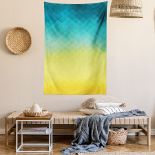 Polygonal Color Changes Tapestry