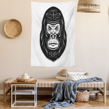 Wild Animal Monotone Style Tapestry