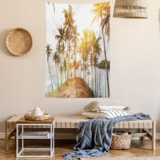 Sunbeams Hitting an Island Tapestry