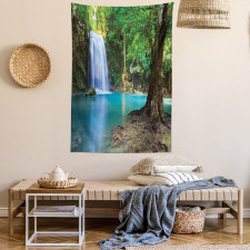 Asia Thailand Jungle Trees Tapestry