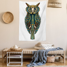 Bohemian Artwork Bird Tapestry