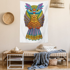 Zentangle Boho Art Bird Tapestry