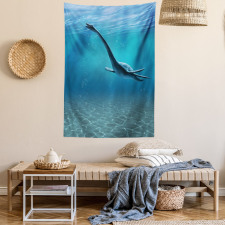 Aquatic Dinosaur Tapestry