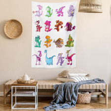 Dinosaurs Extinction Tapestry