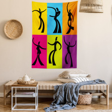 Dancers Colors Tapestry