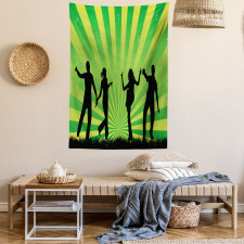 Dancing Youth Shade Art Tapestry