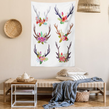 Bouquet Animal Flowers Tapestry