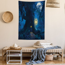 Tree in Woods Tapestry