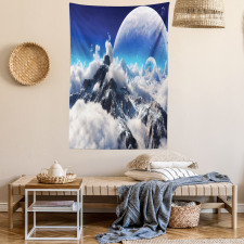 Snow Capped Mountain Tapestry