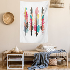 Tribal Primitive Boho Plume Tapestry