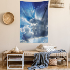 Sunbeams from Clouds Tapestry