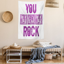 Mother's Day Typography Tapestry