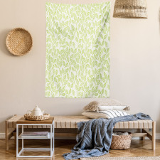 Green Leaves Branches Tapestry