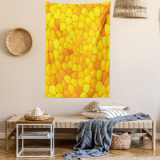 Abstract Corn Pattern Tapestry