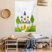 Magic Tale Land Fortress Tapestry