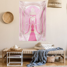 Fantasy Cartoon Room Graphic Tapestry