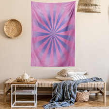 Funky Dreamlike Sunbeams Tapestry