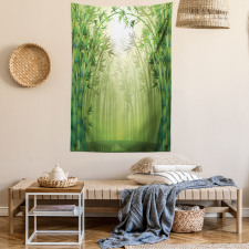 Bamboo Trees in Forest Tapestry