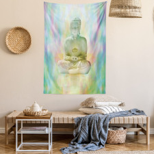Colorful Blurred Backdrop Tapestry