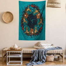 Vintage Marine Theme Tapestry