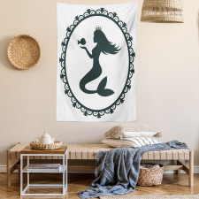 Vintage Princess Fish Tapestry