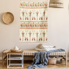 Bohemian Icons Tapestry