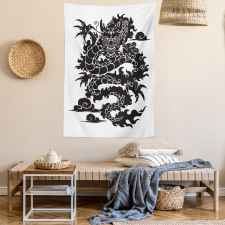 Cultural Chinese Silhouette Tapestry