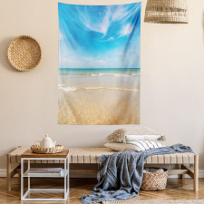 Tropic Sea Sky Scenery Tapestry