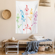 Flying Bird Nest Roof Tapestry