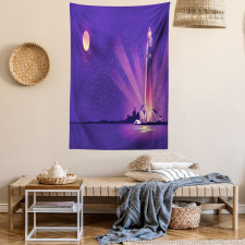 Lighthouse Under Night Tapestry